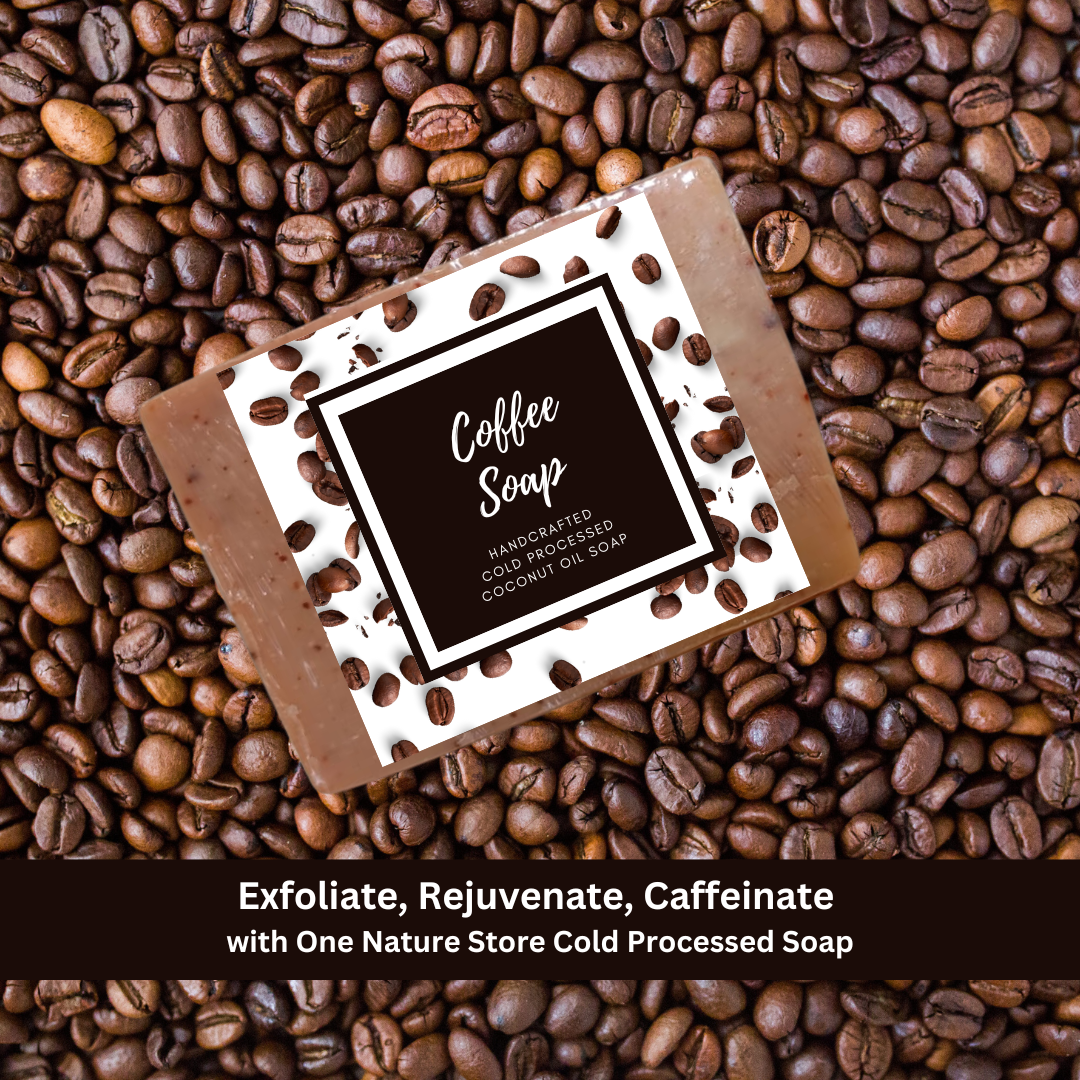 Natural Handmade Coffee Soap | Cold Processed with Pure Coconut Oil | Awakening & Exfoliating | 100 Grams