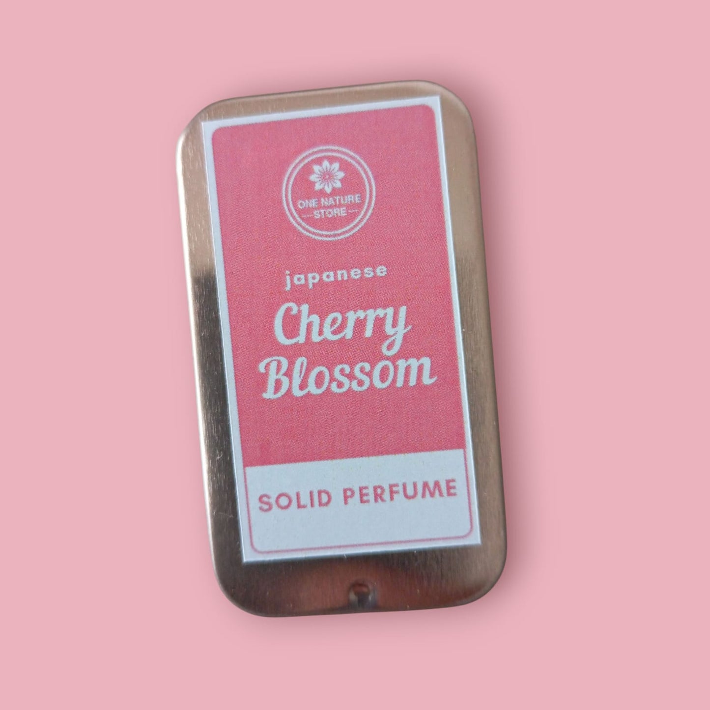 Japanese Cherry Blossom Solid Perfume | Floral Shea Butter & Beeswax Blend