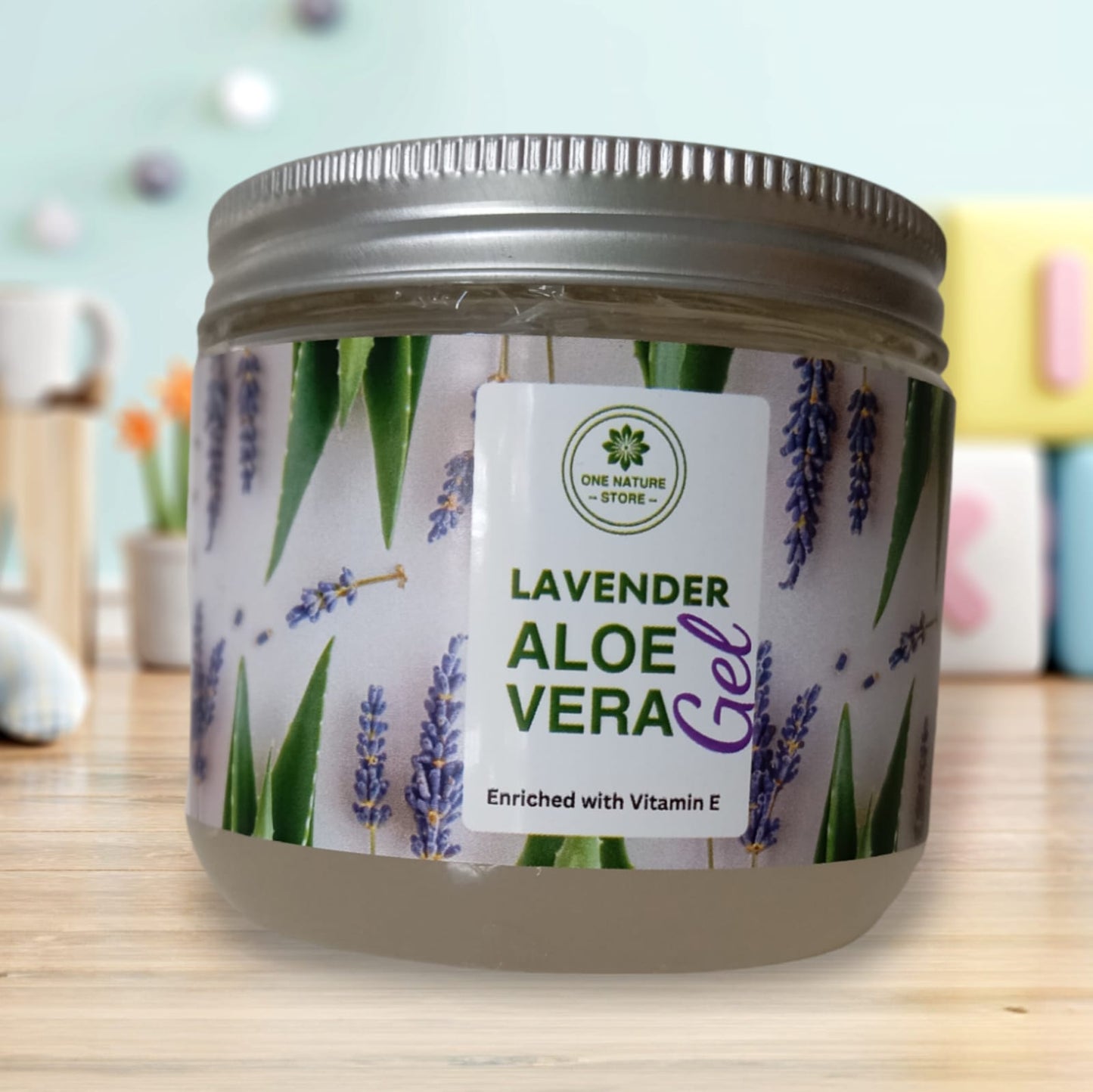 Lavender Aloe Vera Gel | Light Weight, Easy to Absorb, Kids Friendly | 100% Pure & Natural