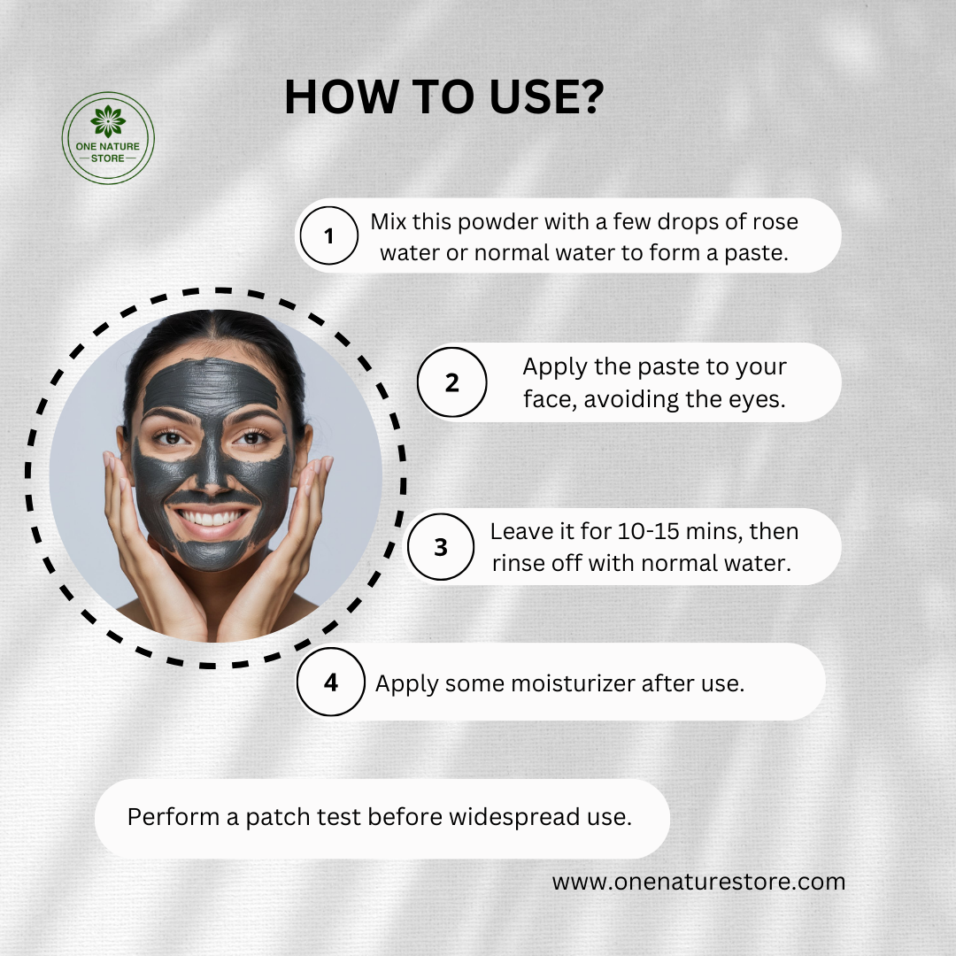 Activated Charcoal Face Pack | 100 Grams | Removes Impurities and Purifies Skin