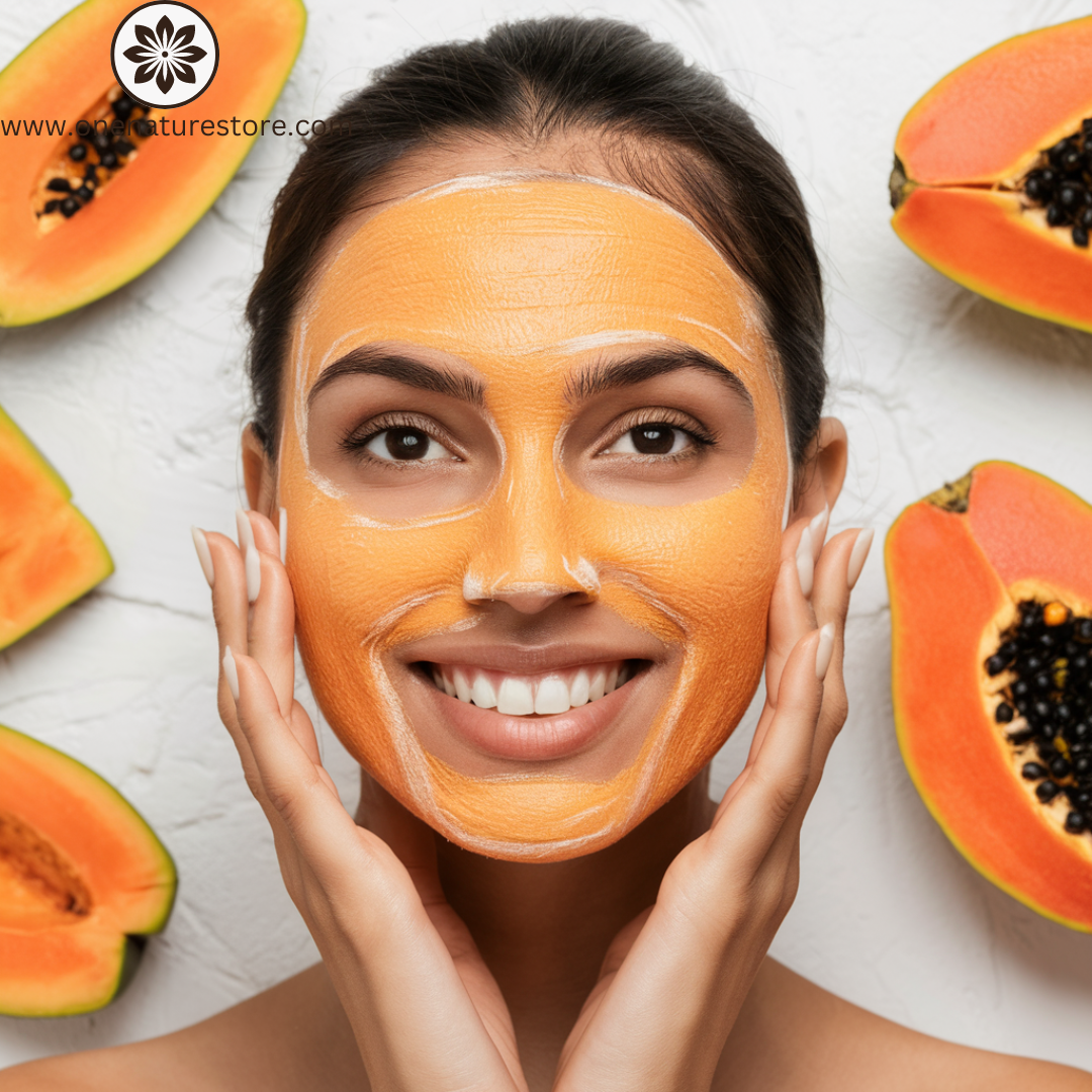 One Nature Store | Papaya Face Pack | 100 grams | For Dark Spots & Pigmentation
