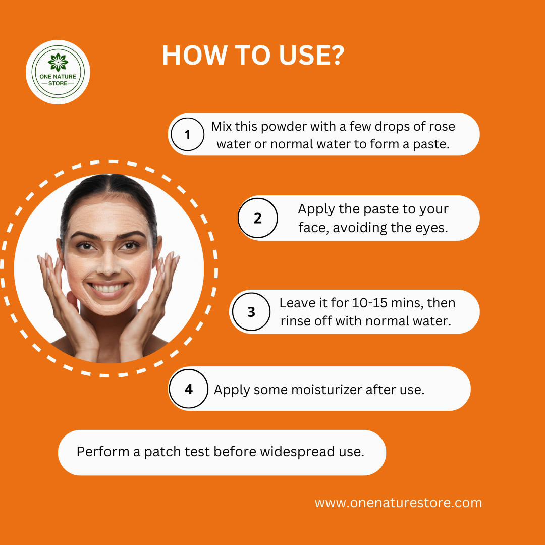 Orange Peel Face Pack | 100 grams | Enriched with Vitamin C for Youthful Skin