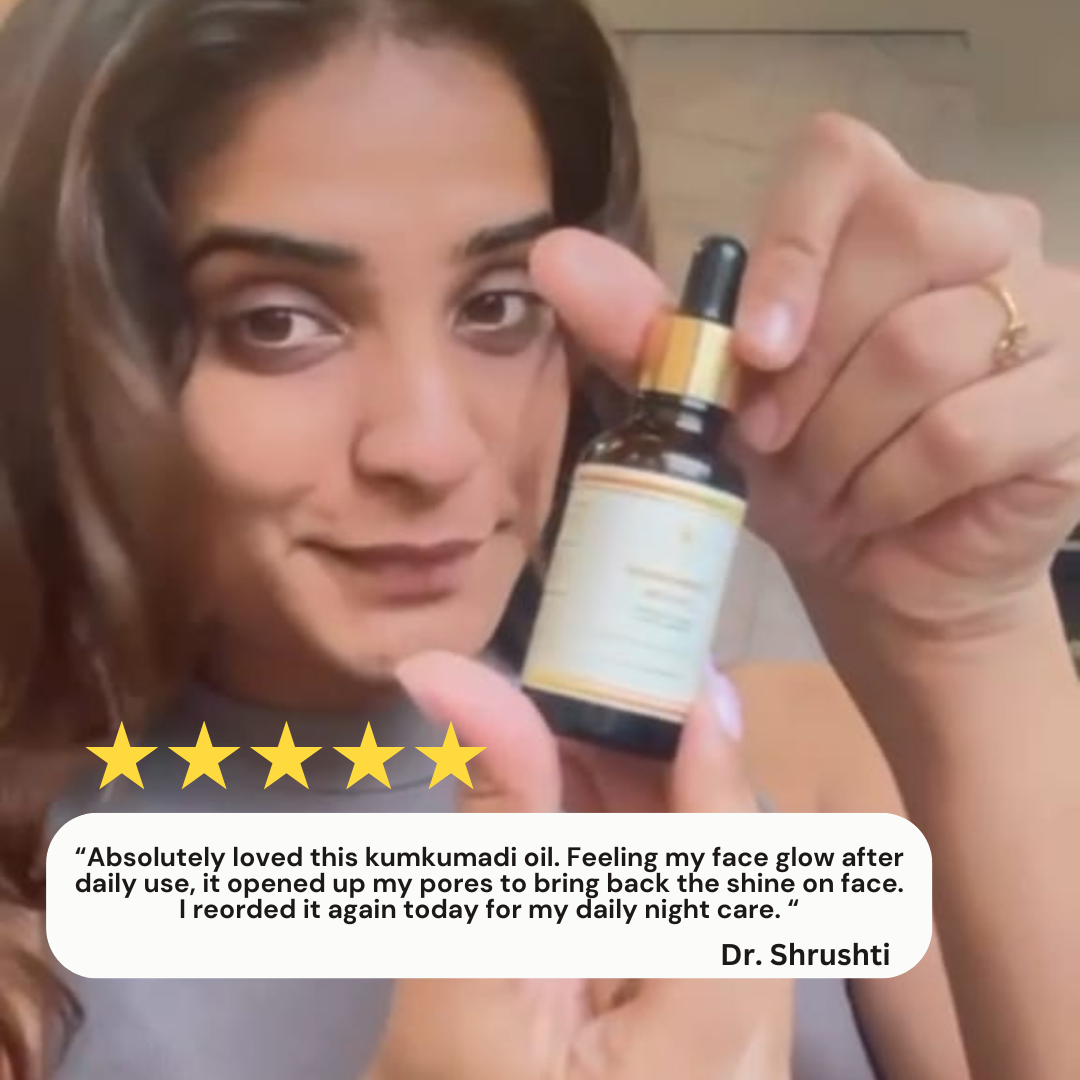 Kumkumadi Tailam | Night Serum | For Anti-aging, Reducing Pigmentation & Radiant Glow | 30 Ml