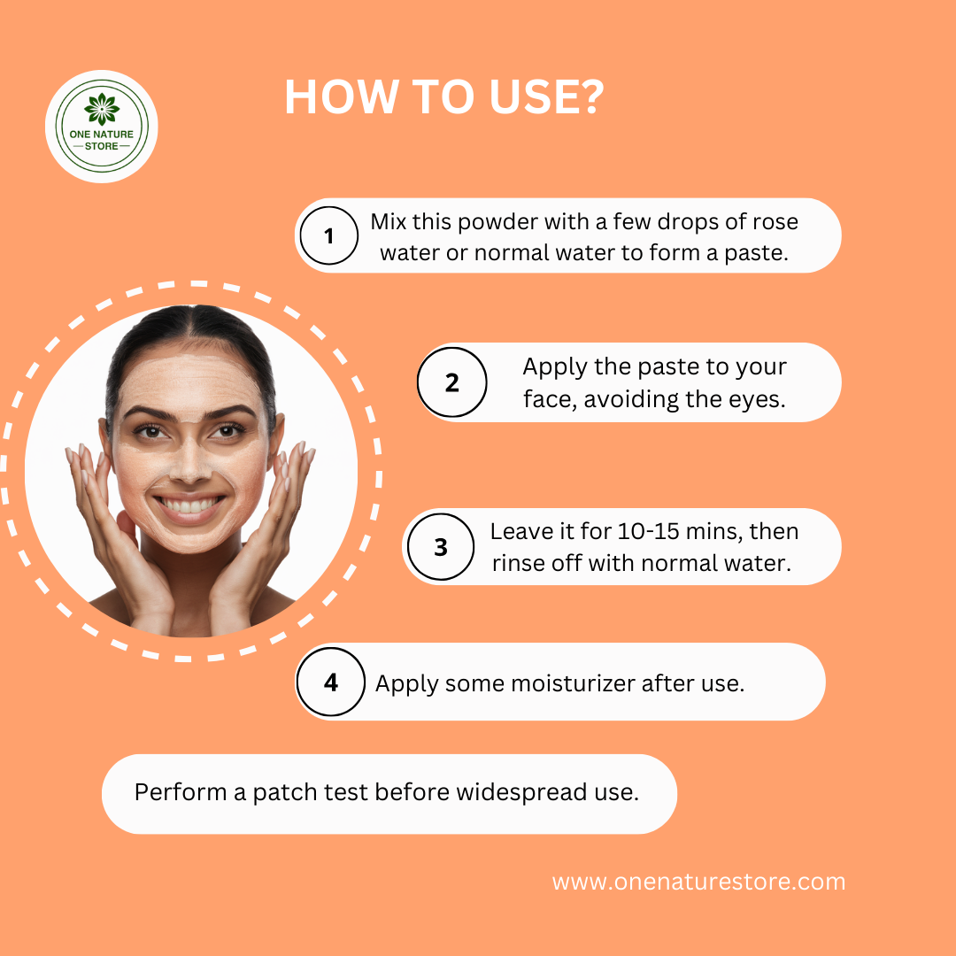 Saffron Face Pack | 100 grams | Calms Acne and Blemishes