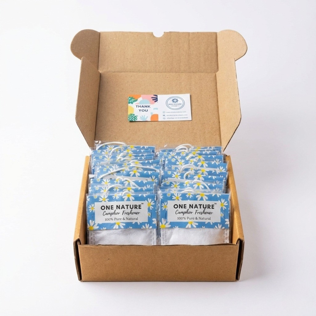 Box of 'One Nature' product packaging on a white background