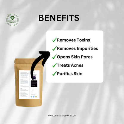 Activated Charcoal Face Pack | 100 Grams | Removes Impurities and Purifies Skin