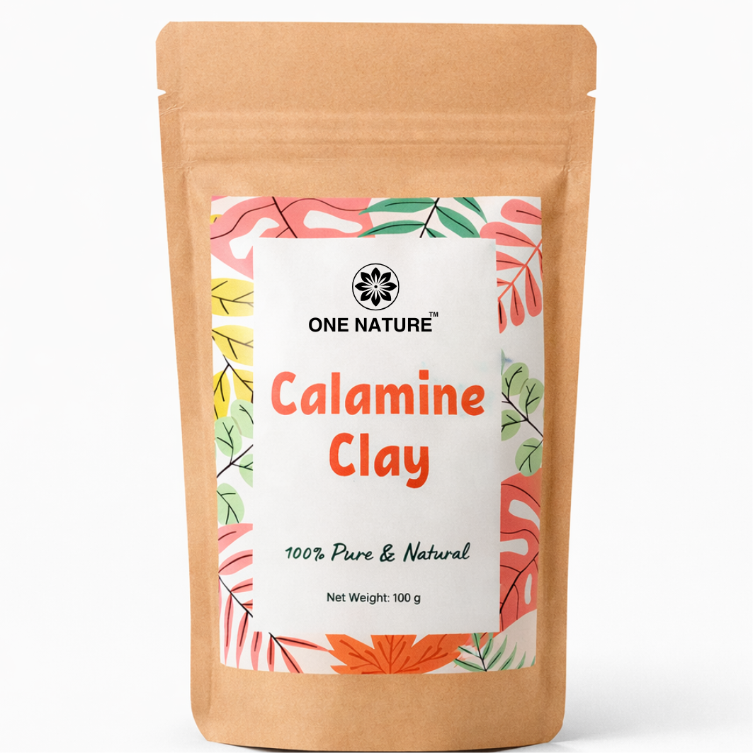 Calamine Clay | To Calm and Soothe Irritated Skin | 100 grams