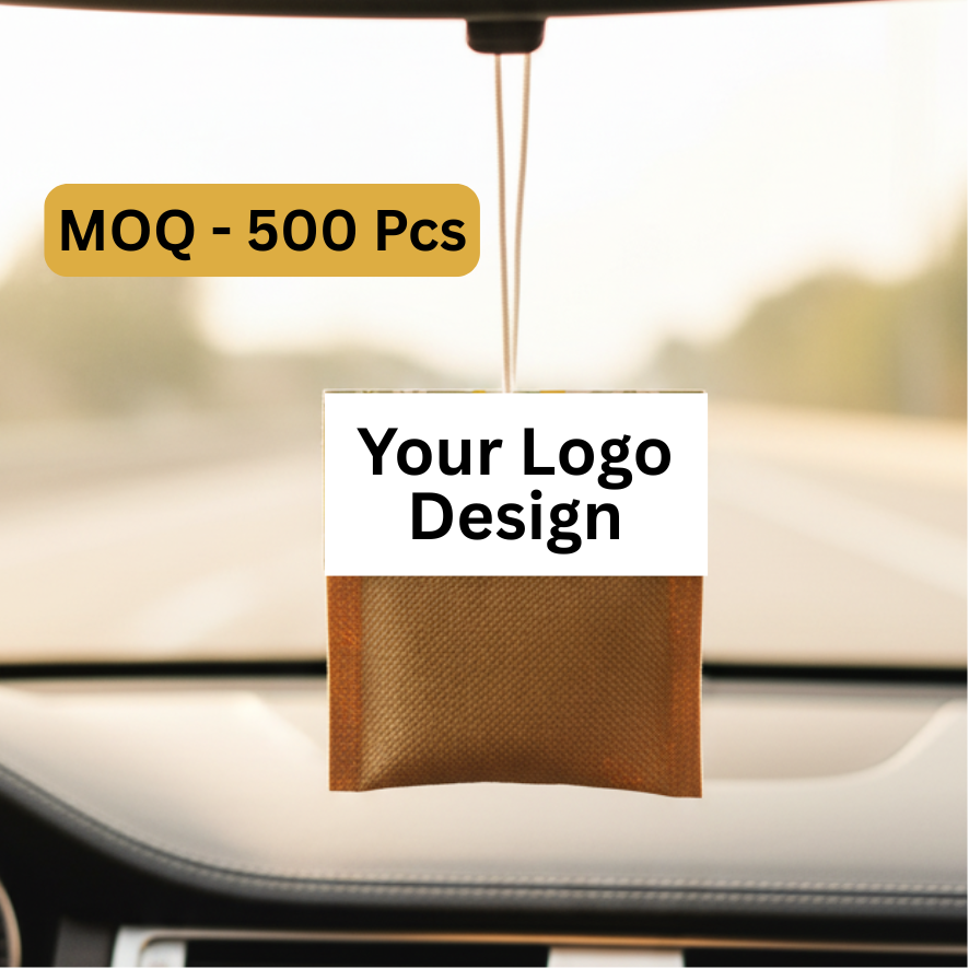 Pure Camphor Freshener Sachet | Air Freshener For Car, Wardrobe, Office Cabin's, Drawers, Travel Bag & Bathroom