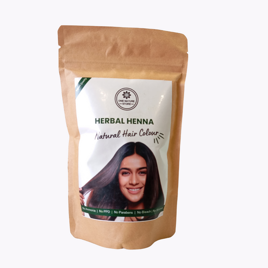 Herbal Henna | Natural Hair Colour, Mehandi Hair Care Powder | Long Lasting upto 30 days | 100 grams