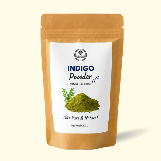Indigo Powder | Natural Hair Coloring, Organic Indigo Powder Protects Hair from Damage | 100 grams