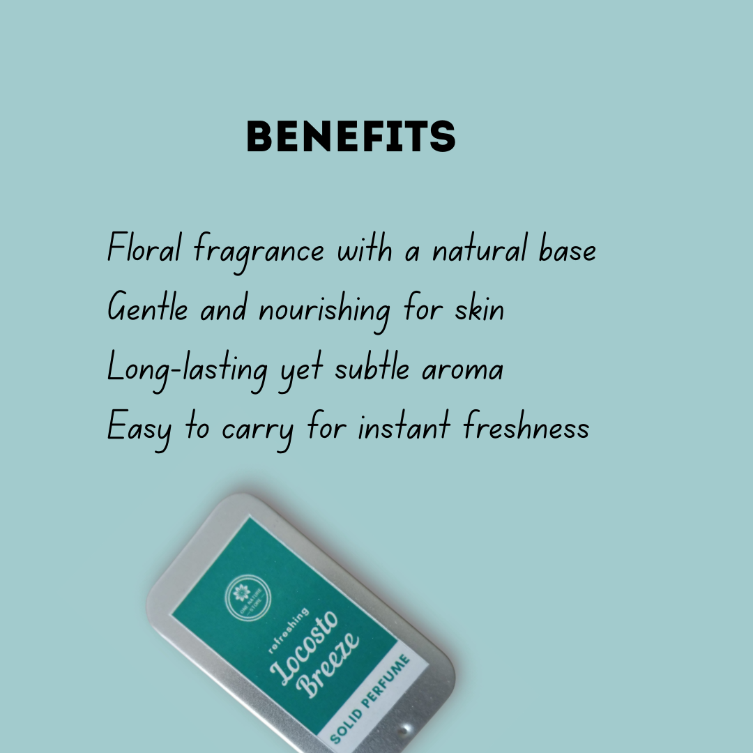 Refreshing Lacosto Breeze Solid Perfume | Long-Lasting Shea Butter & Almond Oil Base