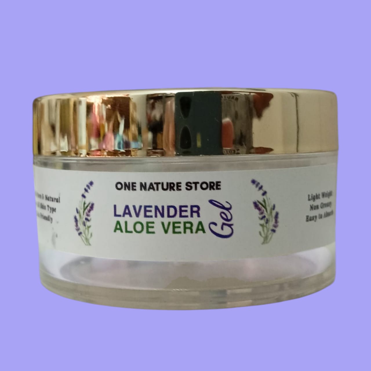 Lavender Aloe Vera Gel | Light Weight, Easy to Absorb, Kids Friendly | 100% Pure & Natural