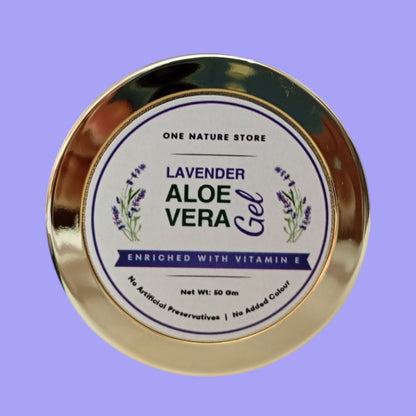 Lavender Aloe Vera Gel | Light Weight, Easy to Absorb, Kids Friendly | 100% Pure & Natural