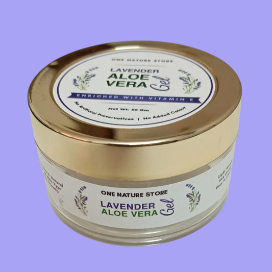 Lavender Aloe Vera Gel | Light Weight, Easy to Absorb, Kids Friendly | 100% Pure & Natural
