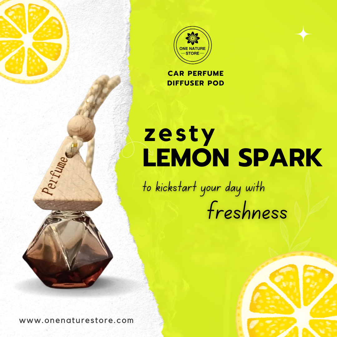 Zesty Lemon Spark | Car Perfume Diffuser Pod