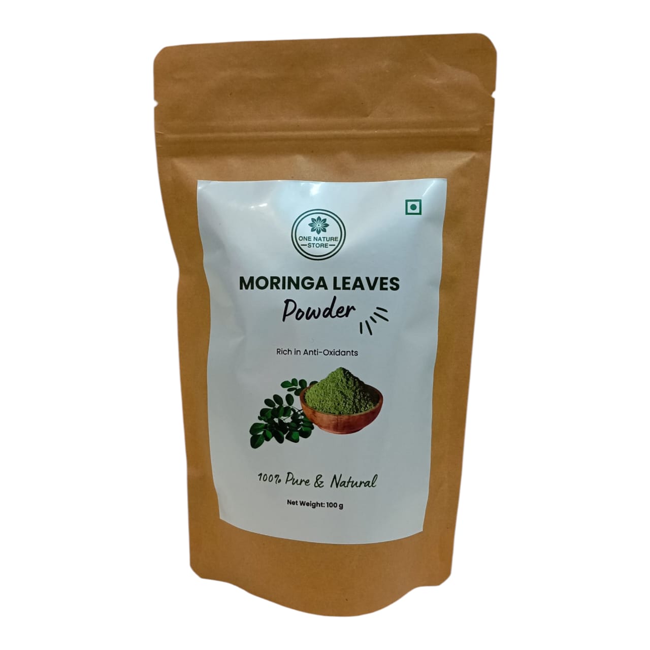 Moringa Leaves Powder | Natural Superfood | Rich in Iron, Protein & Antioxidants | 100 grams