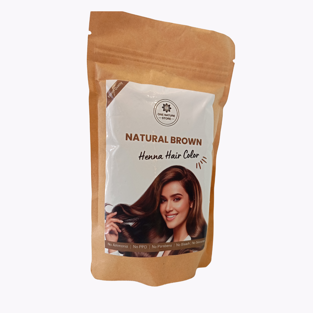 Natural Brown Henna | For Stunning Brown Hair | No Ammonia - No PPD - No Chemicals | 100 grams
