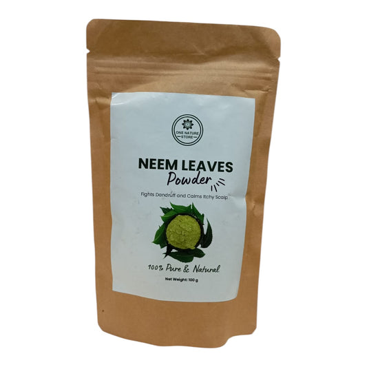 Neem Leaves Powder | Fights Dandruff, Calms Itchy Scalp, Prevents Acne | 100 grams