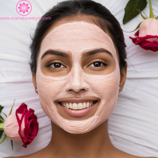 One Nature Store | Rose Face Pack | 100 grams | Instant Natural Blooming Glow