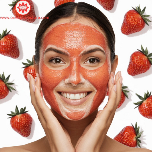 One Nature Store | Strawberry Face Pack | 100 grams | For Dull and Dead Skin Conditions