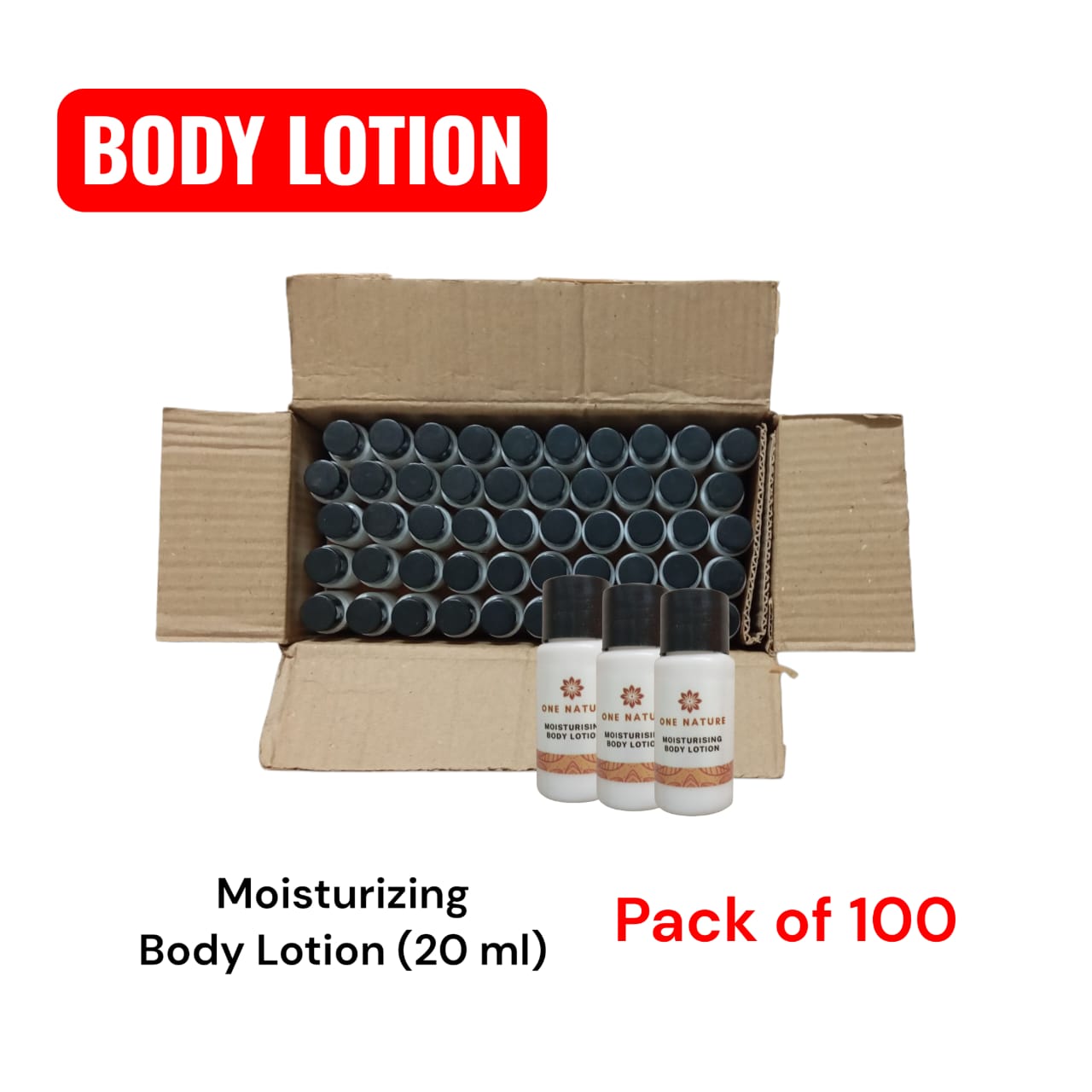 One Nature Body Lotion for Hotel Pack of 100