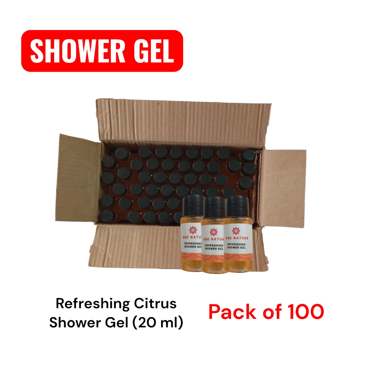 ONS Citrus Shower Gel for Hotel Pack of 100