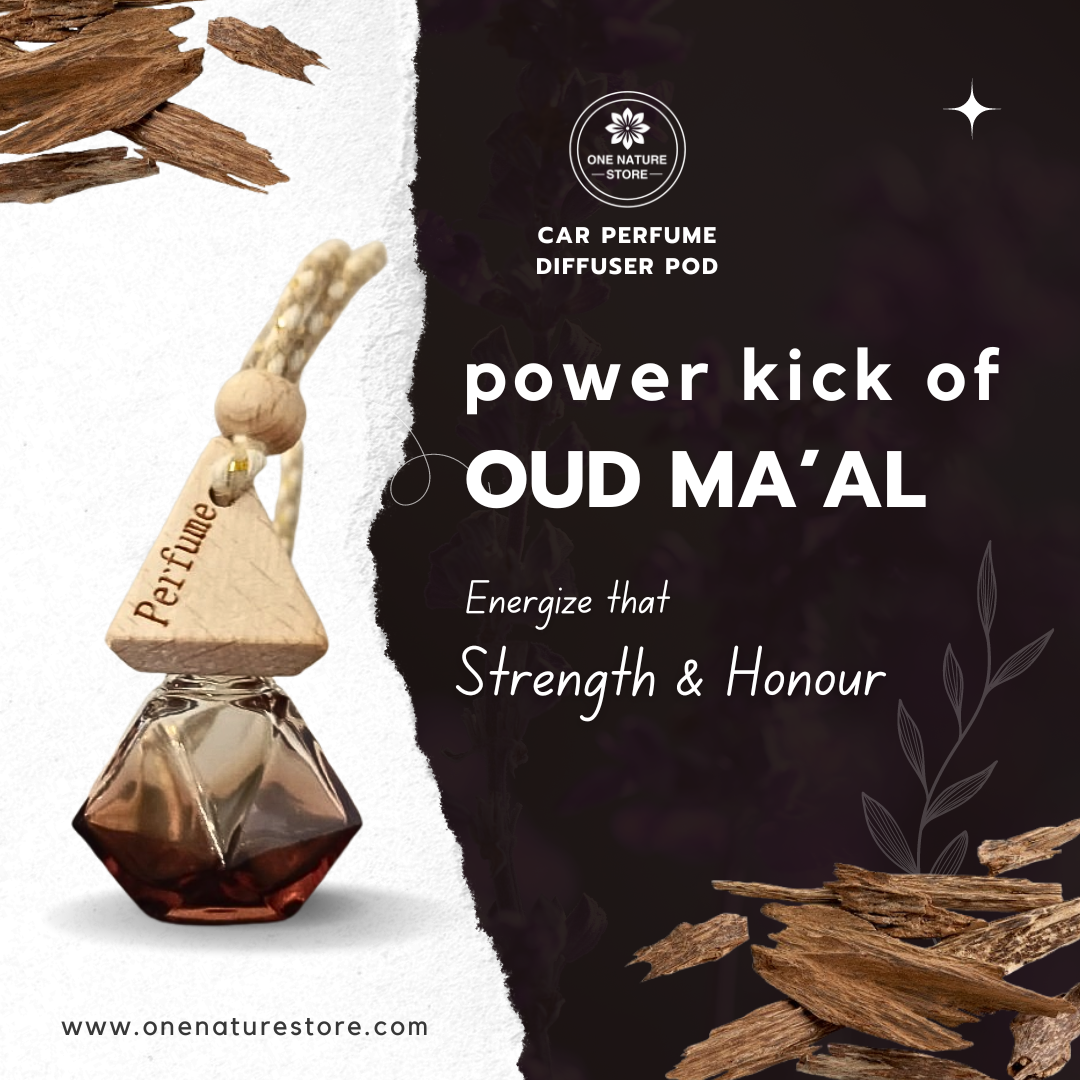 Power Kick of Oud Ma'al | Car Perfume Diffuser Pod