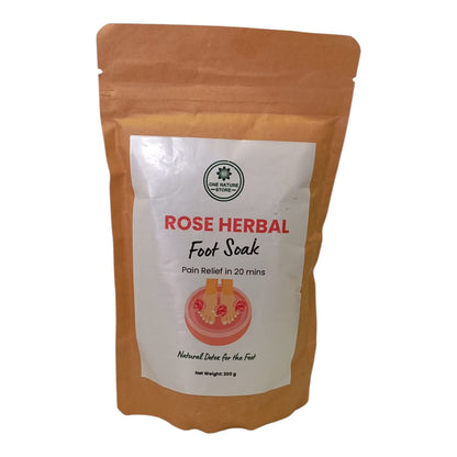 Rose Herbal Foot Soak| Feet Pain Relief in 20 mins | Natural Detox for the Feet | 200 grams