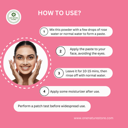 Rose Face Pack | 100 grams | Instant Natural Blooming Glow