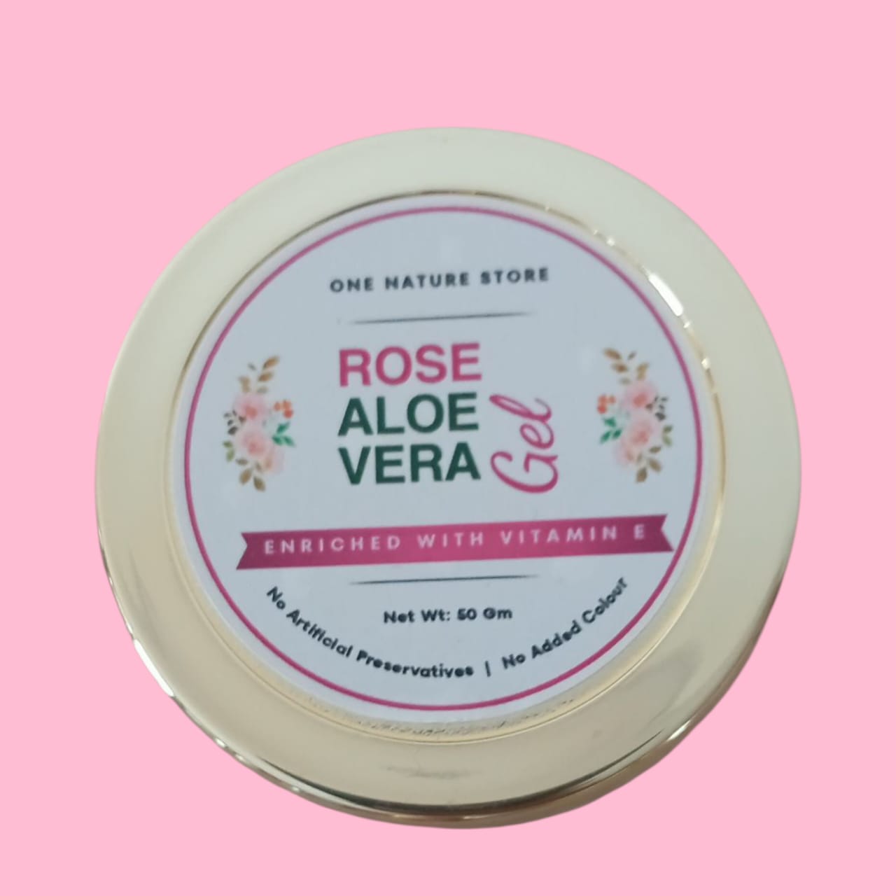 Rose Aloe Vera Gel | Light Weight, Easy to Absorb, Kids Friendly | 100% Pure & Natural