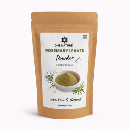 One Nature Rosemary Leaves Powder packaging on a white background