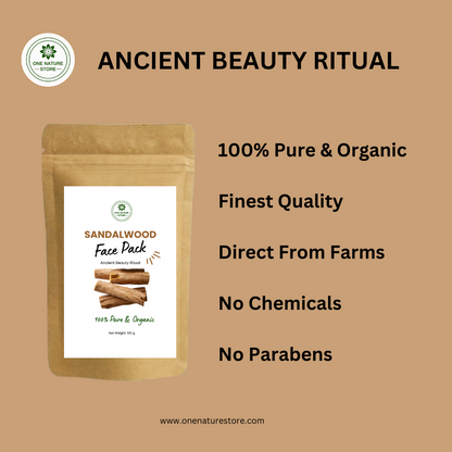 Sandalwood Face Pack | 100 grams | Ancient Beauty Ritual