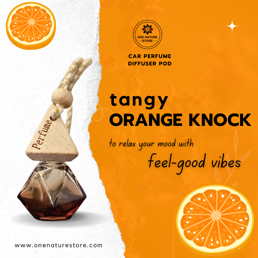 Tangy Orange Knock | Car Perfume Diffuser Pod