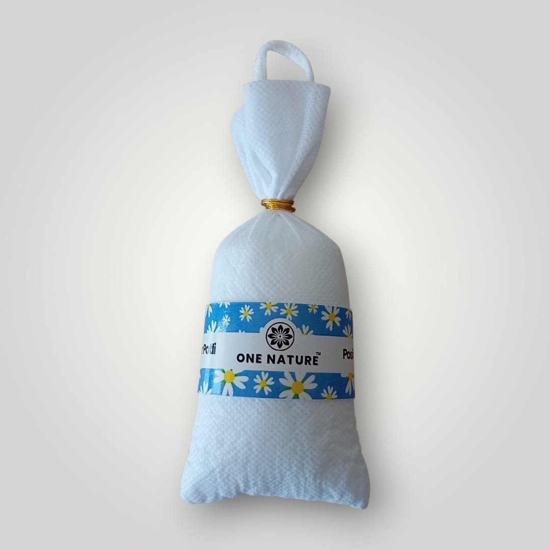 Light blue package with a 'One Nature' label on a white background
